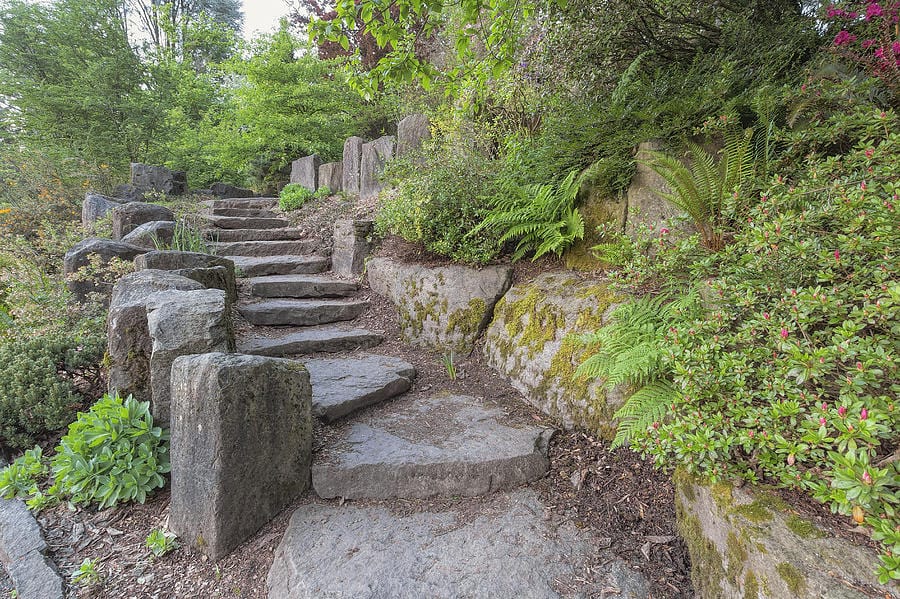 natural rock steps in utah